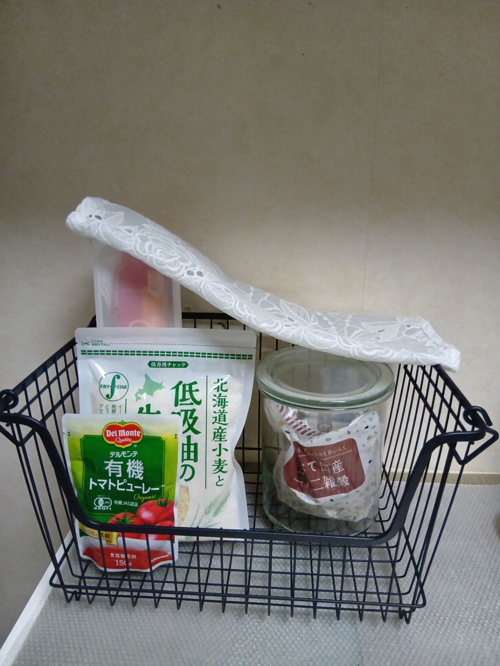 食品整理に便利なスチールバスケット | くらシェア